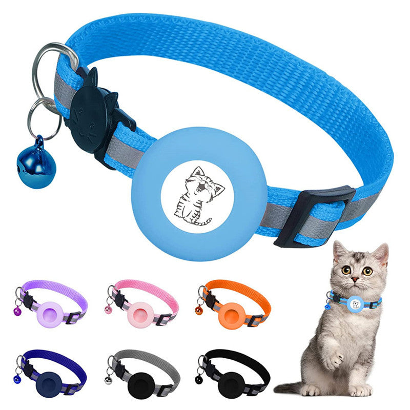 Reflective Airtag Tracker Collar for Cats